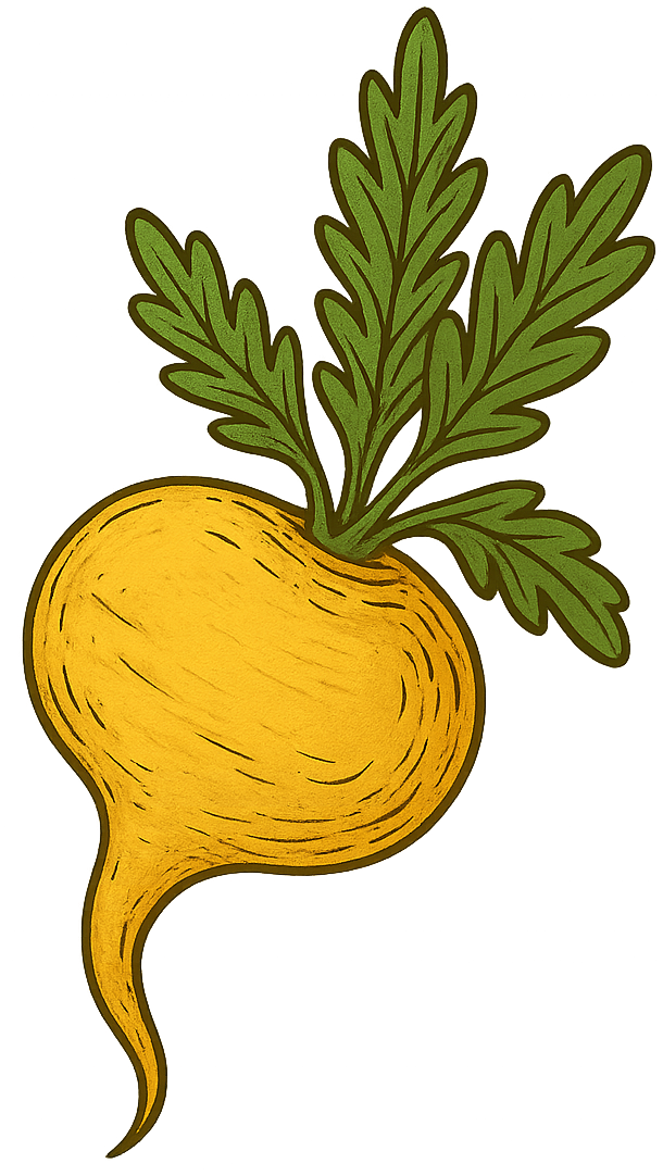 Fresh Peruvian maca root from the Andes mountains